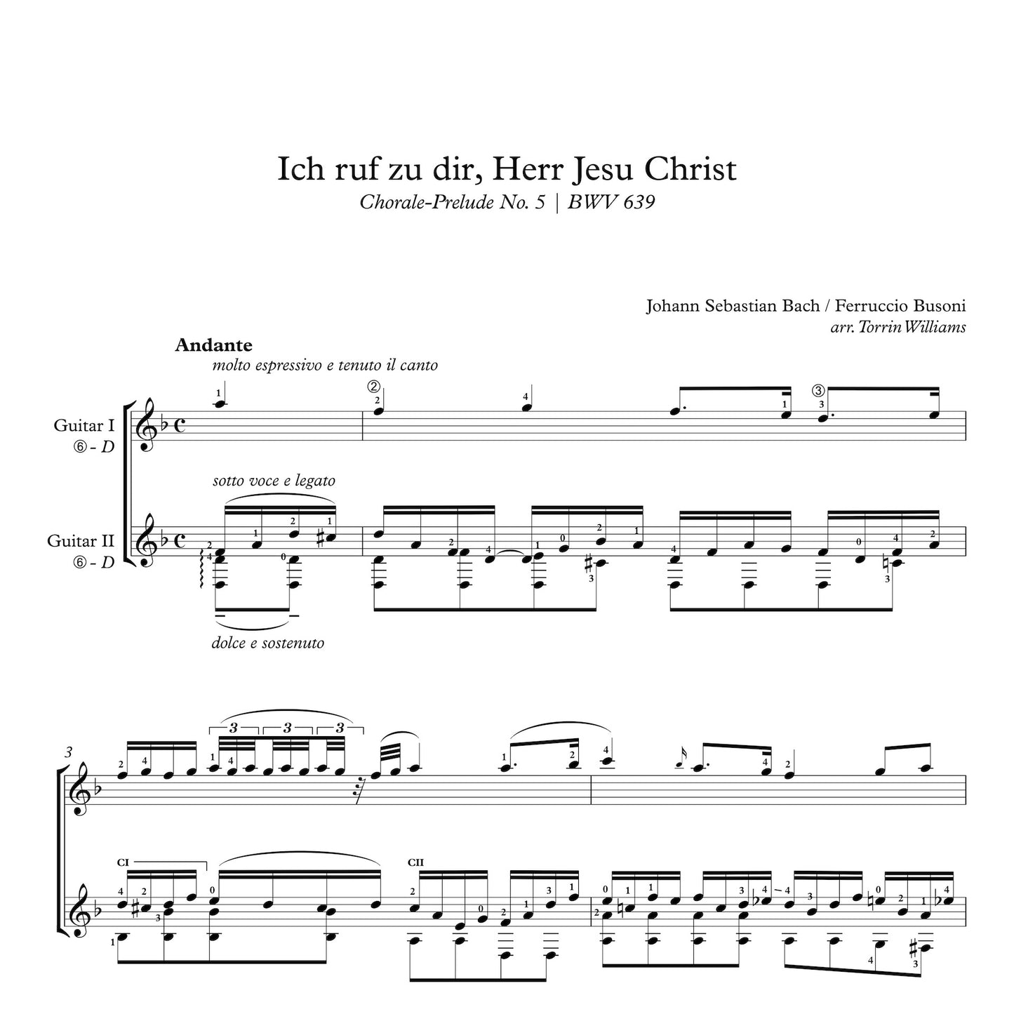 Johann Sebastian Bach - Ich ruf' zu dir, Herr Jesu Christ