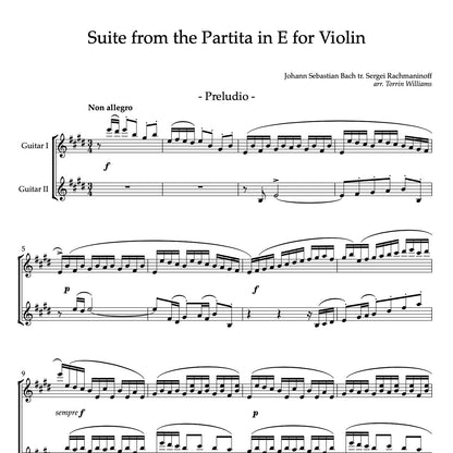 Johann Sebastian Bach tr. Sergei Rachmaninoff - Suite from Violin Partita No. 3